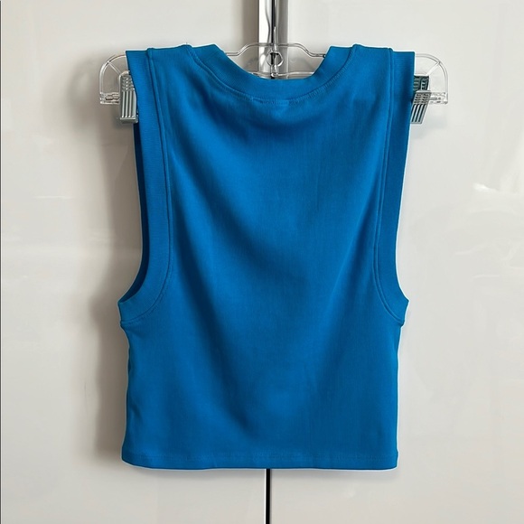 ZARA NWOT Turquoise Sleeveless Women's Top, Size L - Picture 4 of 7